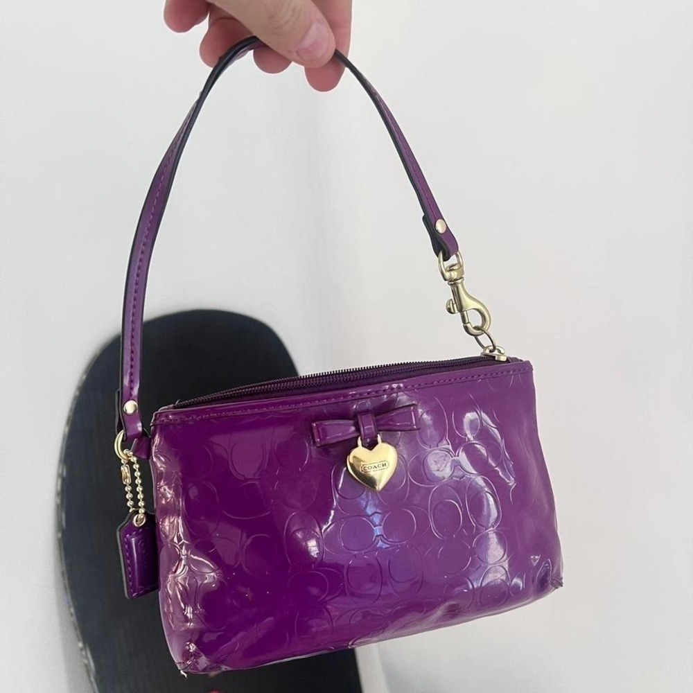 Y2K 2000s Coach Bow Mini Shoulder Bag / handbag